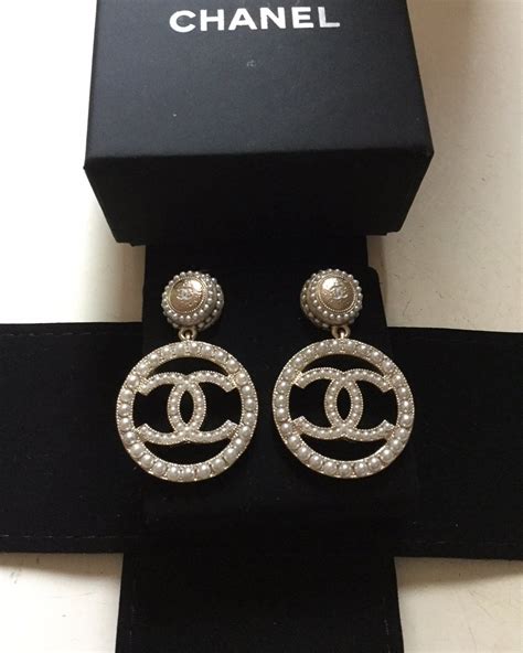 chanel circle earrings|Chanel earrings website.